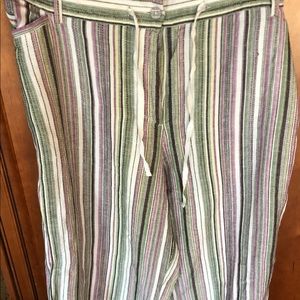 Full length linen pants.  Lane Bryant 18/20.